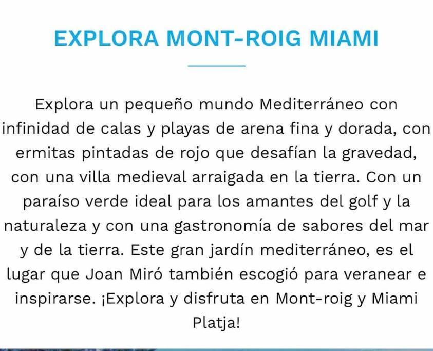 Casa Frente Al Mar En Miami Playa 2Hab Villa Eksteriør bilde
